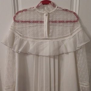 Self Portrait white dress